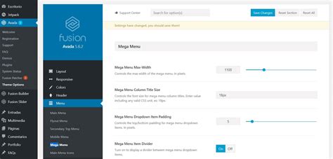 How to create a Mega Menu in the Avada Theme for .